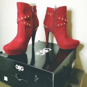 GBG Women sz 7 Platform Dress Booties
